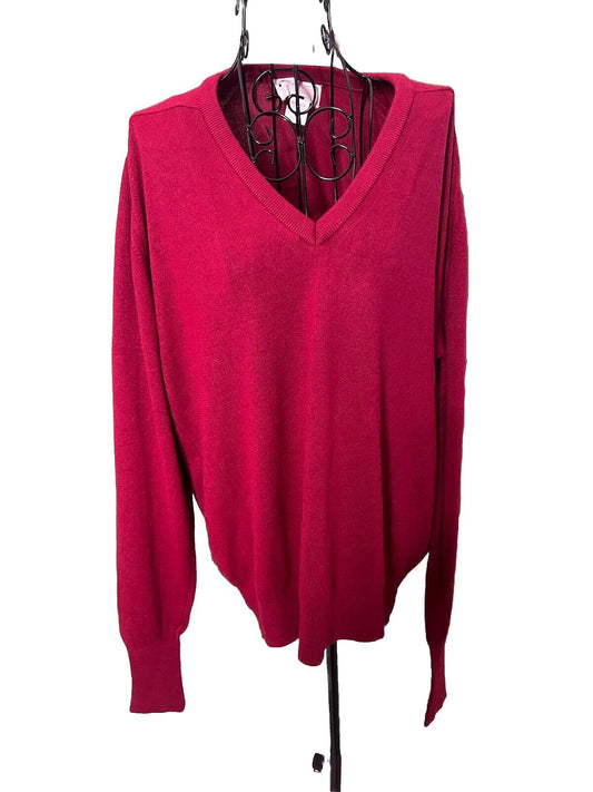 Arnold Palmer Men's Large Sweater Red Long Sleeve Normal Price $22.99