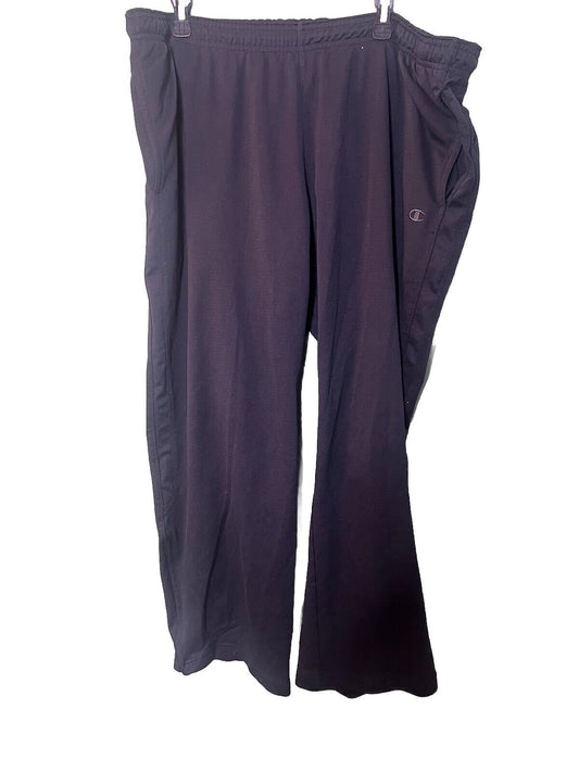 Champion Track Pants Men's Sz 2XL Double Dry Straight Leg Embroidered Logo