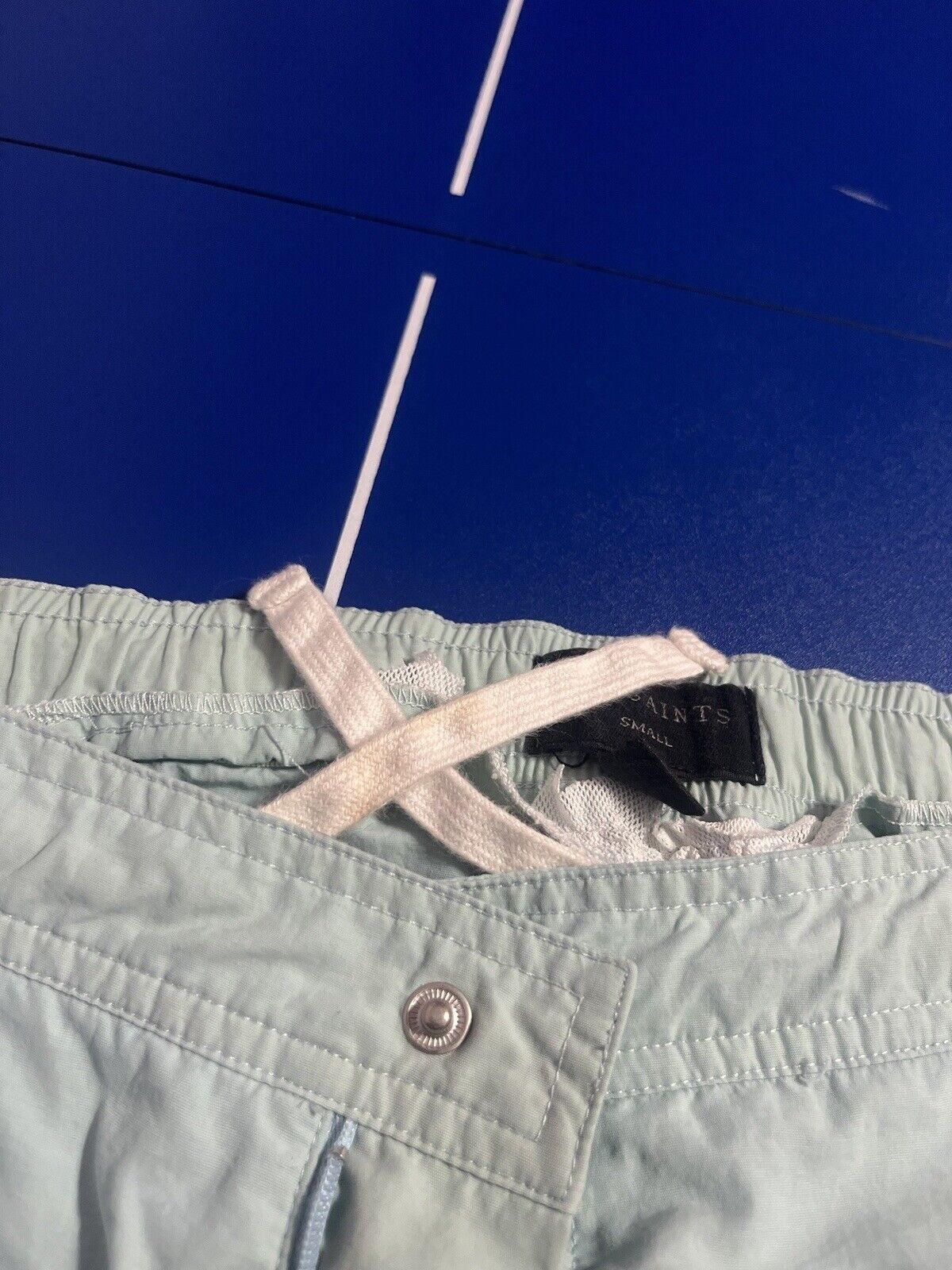 All Saints Warden Swim Trunks Light Blue Men’s Size Small/30High Quality, Rare