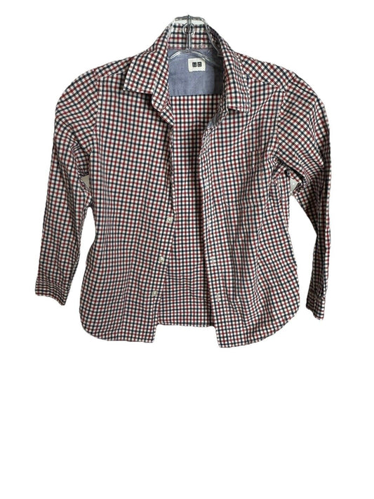 Uniqlo Boys Button Down Shirt, Size: 7-8 yrs