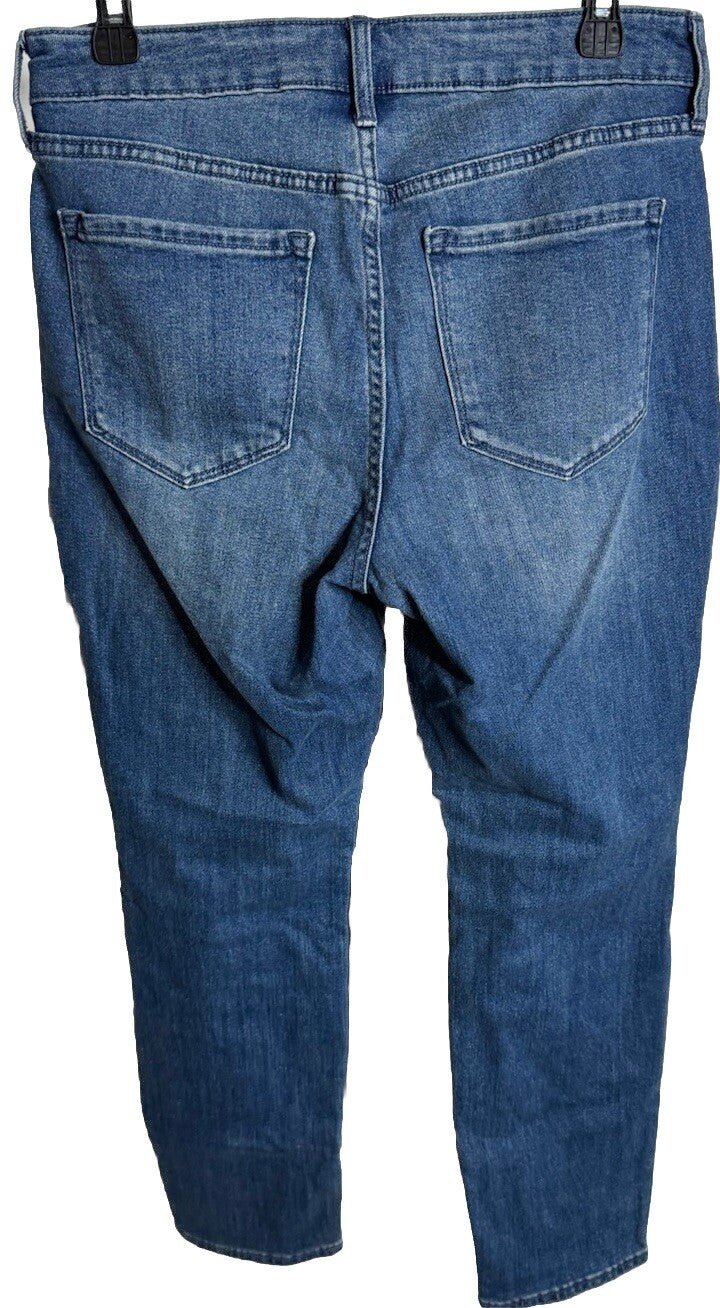 Old Navy Women's Petite Size 10 Blue Leg  Stretch Jeans