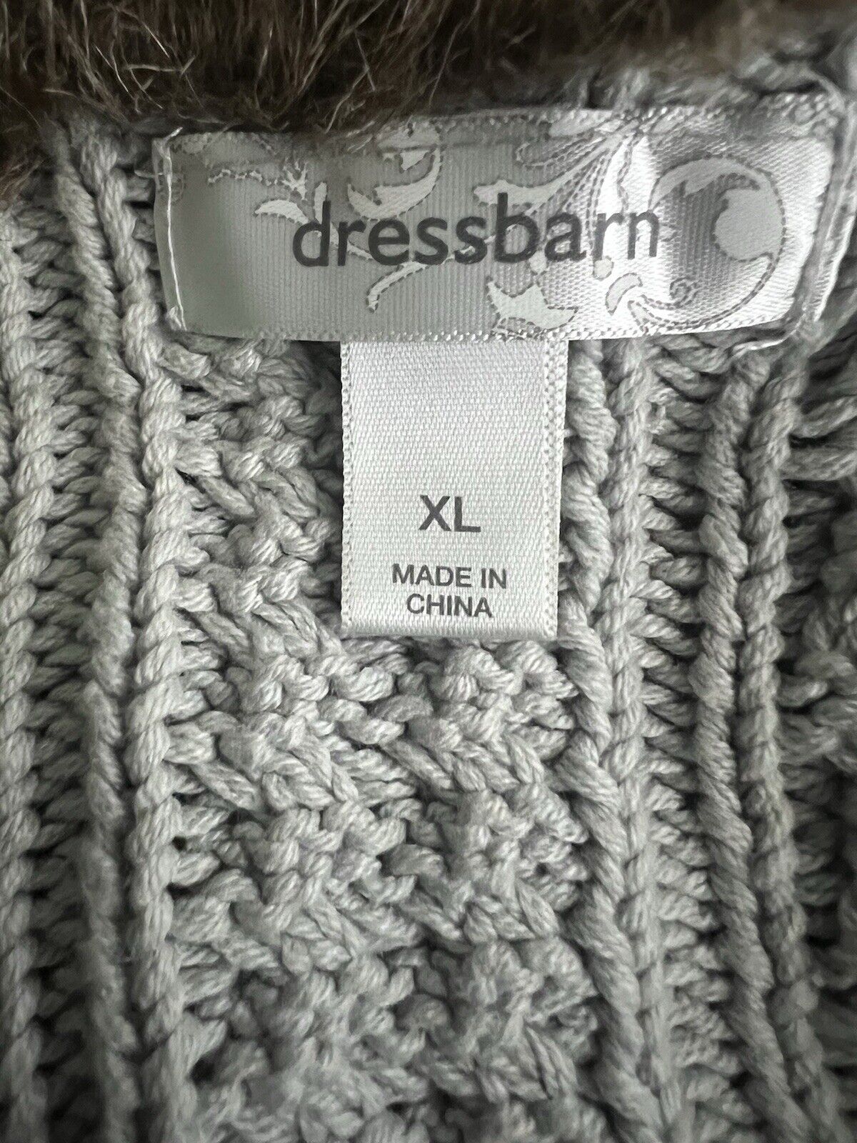 Dress Barn Knit 3 Button Cardigan Sweater Size X- LARGE