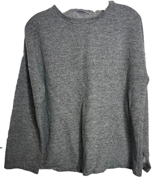 Zara Trafaluc Womens Size Medium Long Sleeve Crew Neck Top Sweater