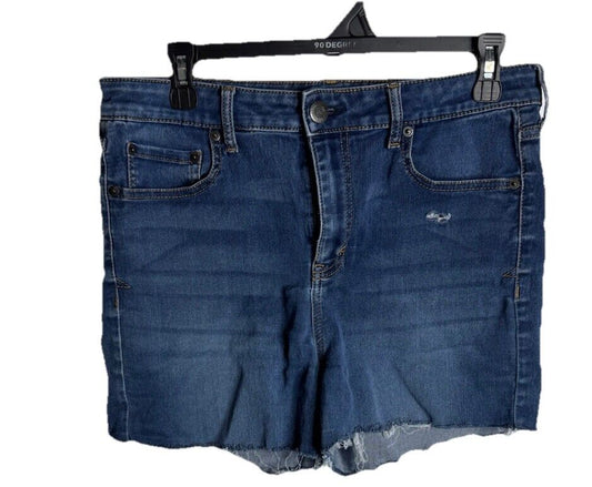Aeropostale Distressed Jean Shorts Women's Midi Size 12 I