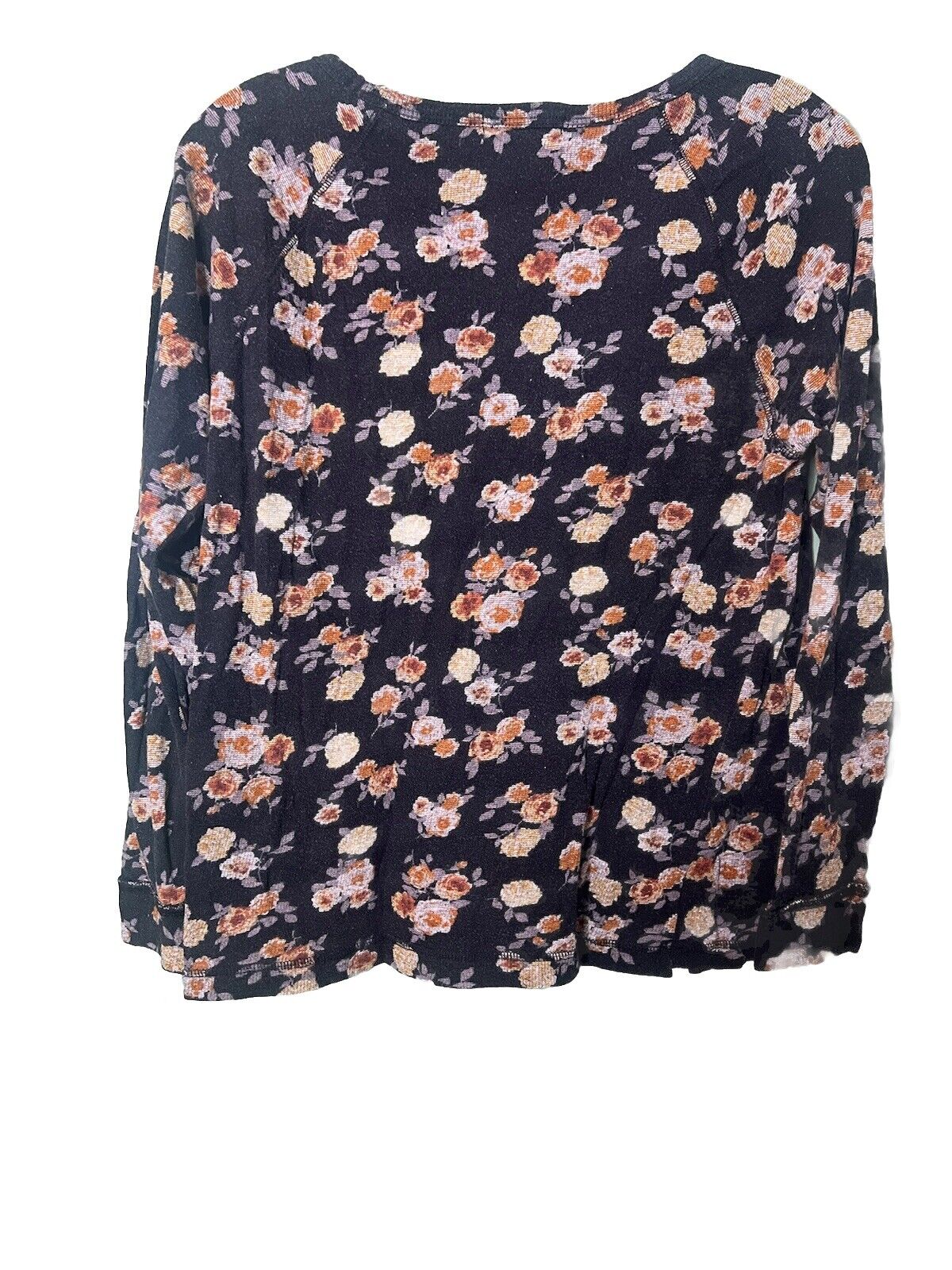 Forever 21 Floral Top Size Medium Long Sleeve