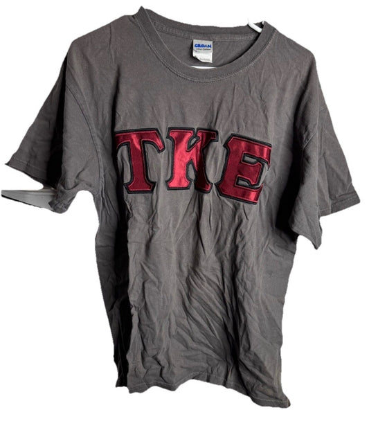 Vintage TKE Sweetheart Beta Fraternity Tee Shirt Size Large