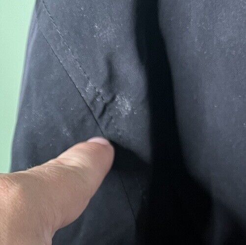 Calvin Klein Trench Style Lined Mens Coat Pre Owned size 44R/ Some Wear And Tear