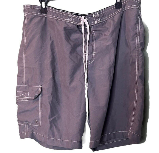 Merona Mens Size Large Board Swim Shorts Trunks