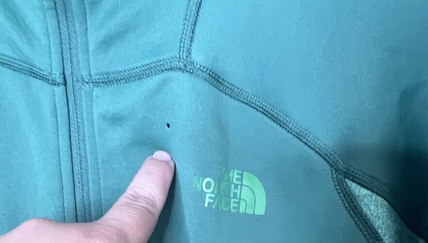 The North Face Mens Jacket Medium  Small Hole In Front And Stain On Back