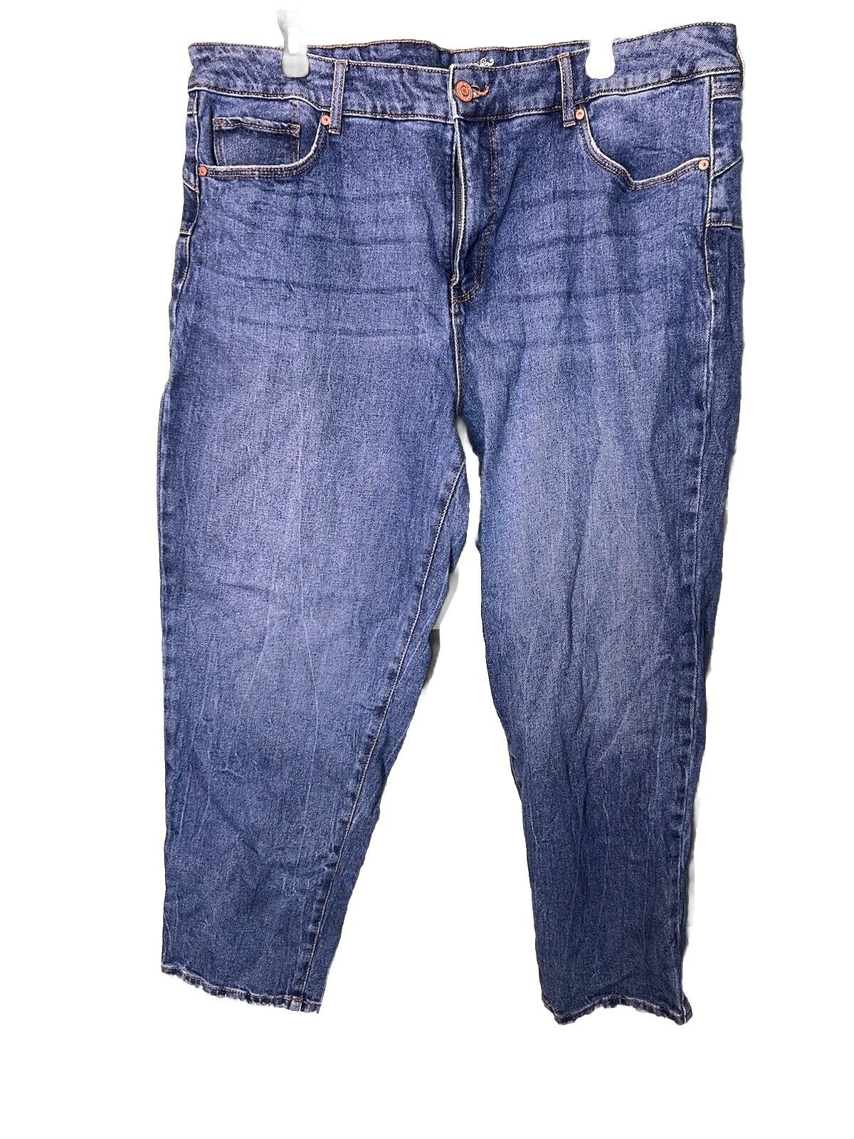 Terra & Sky Boyfriend Women's size 18W Dark Wash Blue Denim jeans