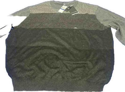 Van Heusen Thin Sweater Shirt, Dark Gray Multicolor Shirt, Men’s Size XL,Was $60