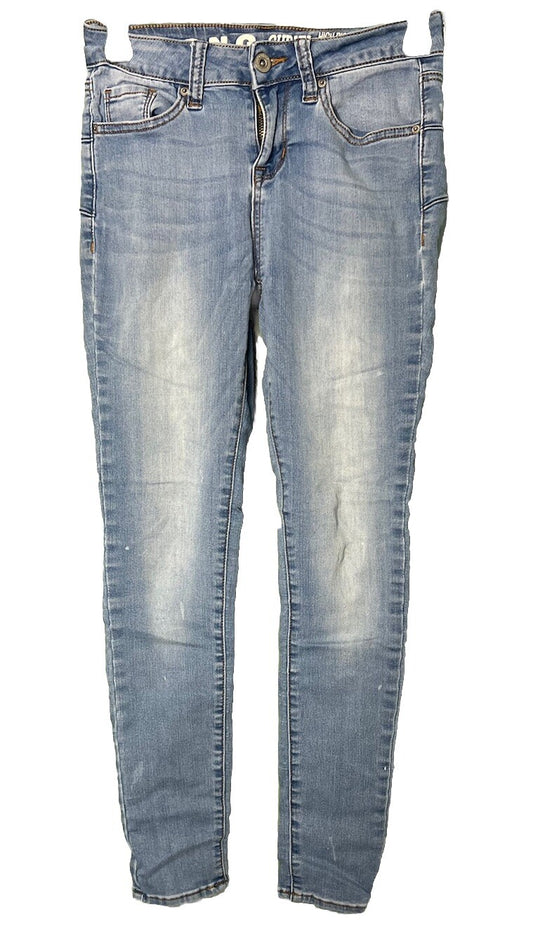 S.O.N.G. Jeans Size 1/25 Blue Curvy High Rise Skinny Ankle/ Some Wear And Tear
