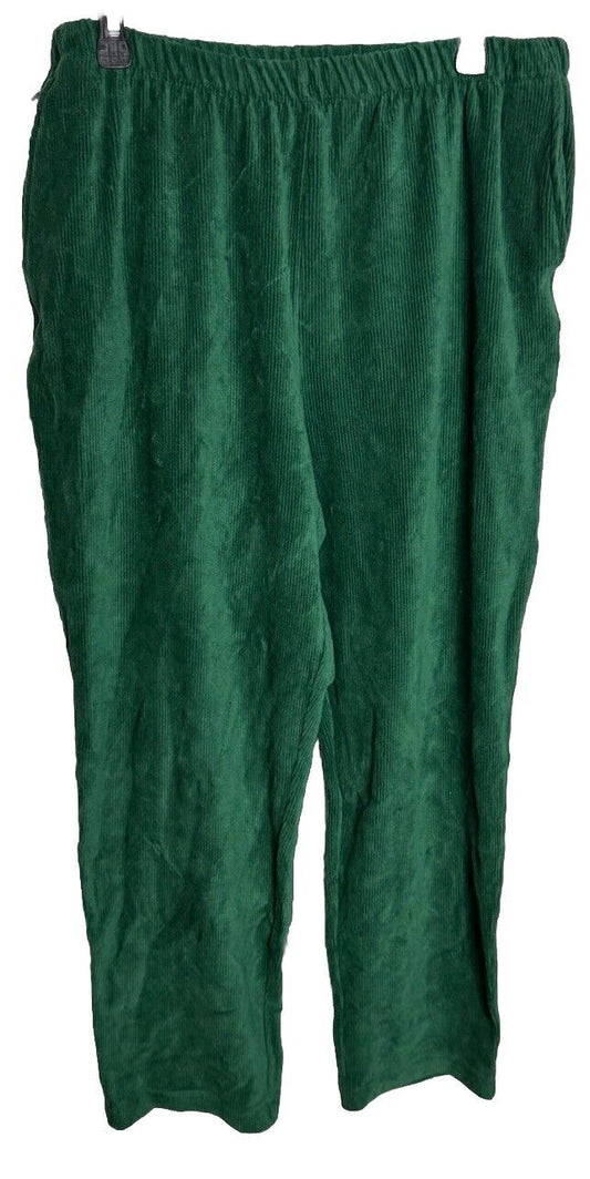 Lands' End Women's Active 5 Pocket Pants Elastic Waist Yoga  L 14-16
