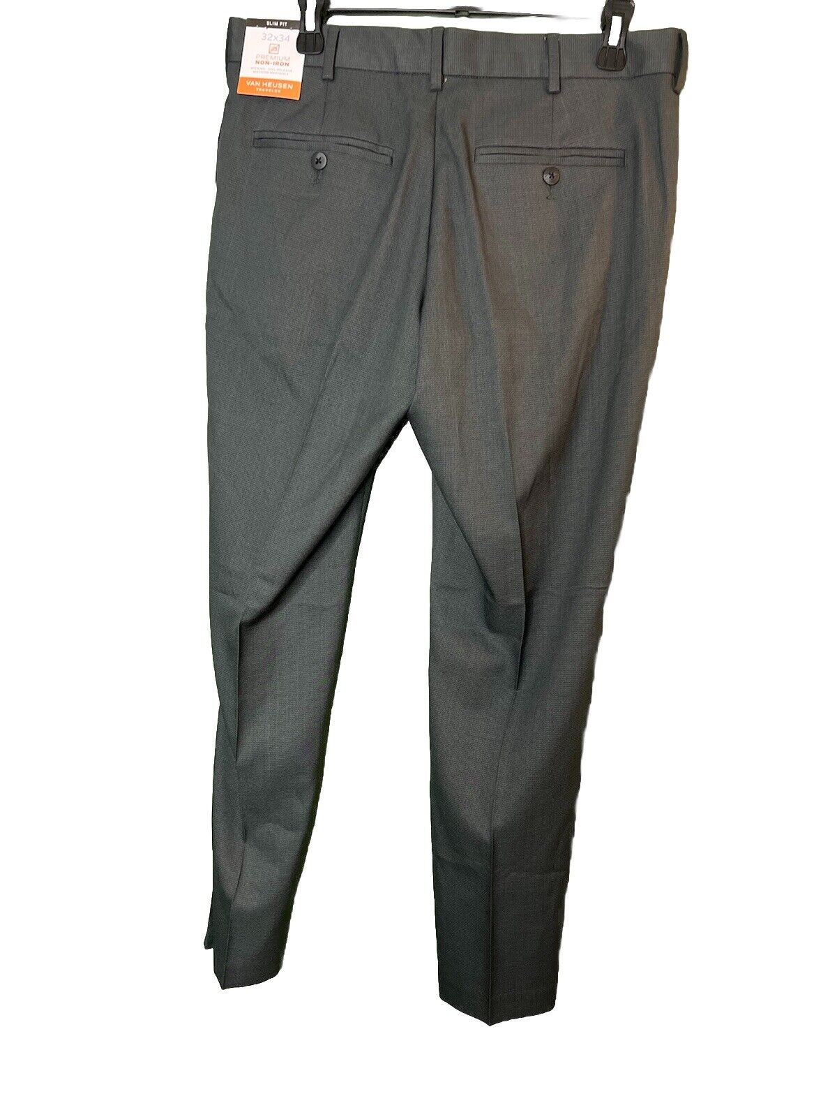 Van Heusan Traveler Dress Pants Mens 32x32 Lightweight Polyester