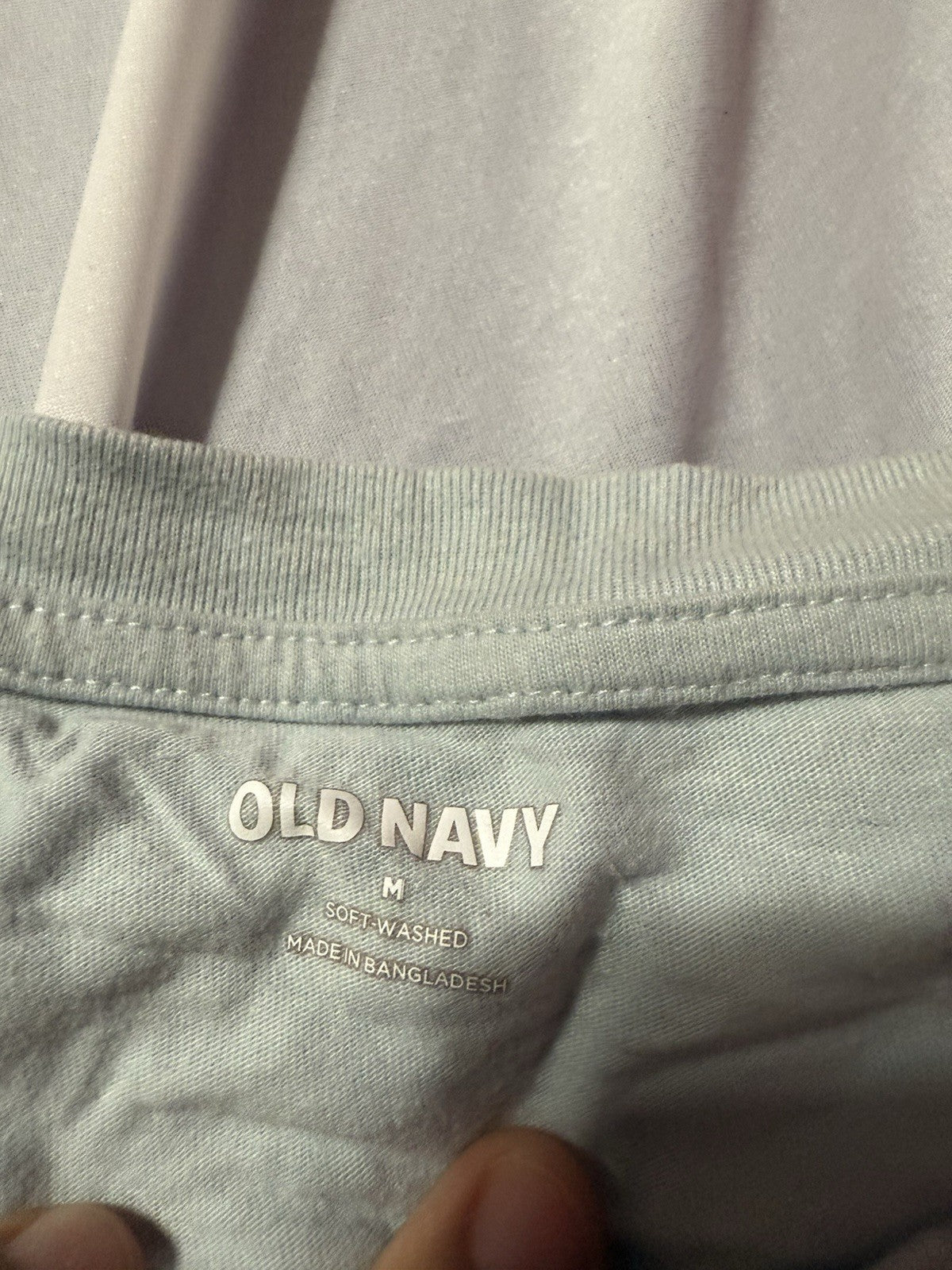 Old Navy Men Shirt Size Medium Blue In Color