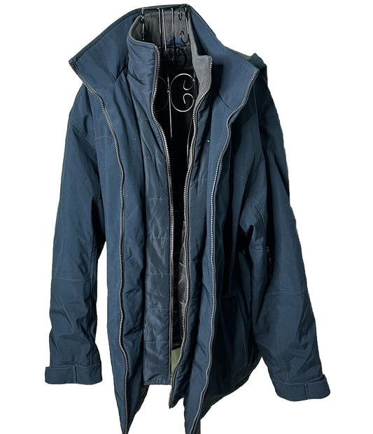 Weatherproof Storm Jacket With Hood Size XL/ Some Wear And Tear Make An Offer