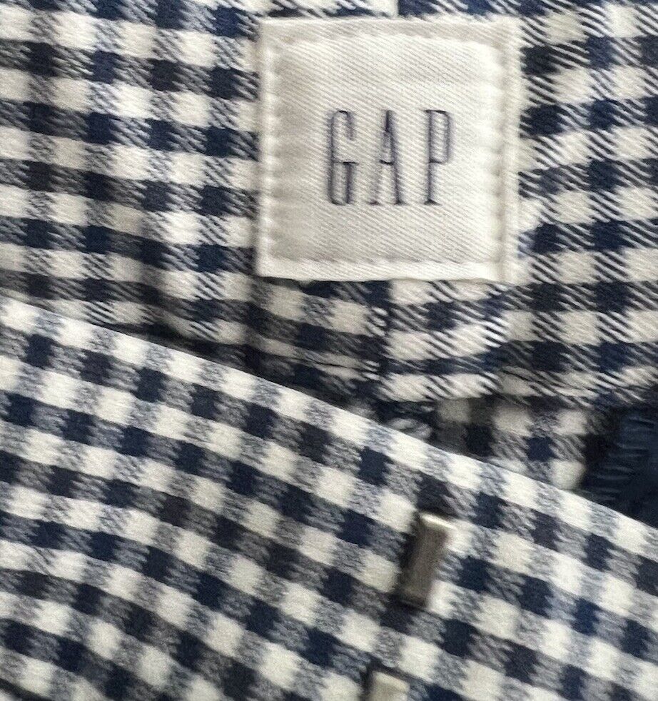 Gap Pants 4 Womens Check Signature Skinny Ankle Check Black white