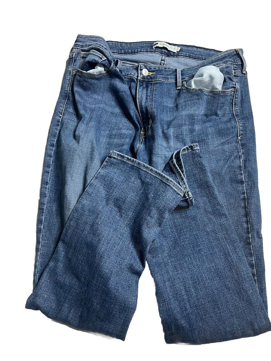 Levis women's mid rise Skinny blue jeans size 6,