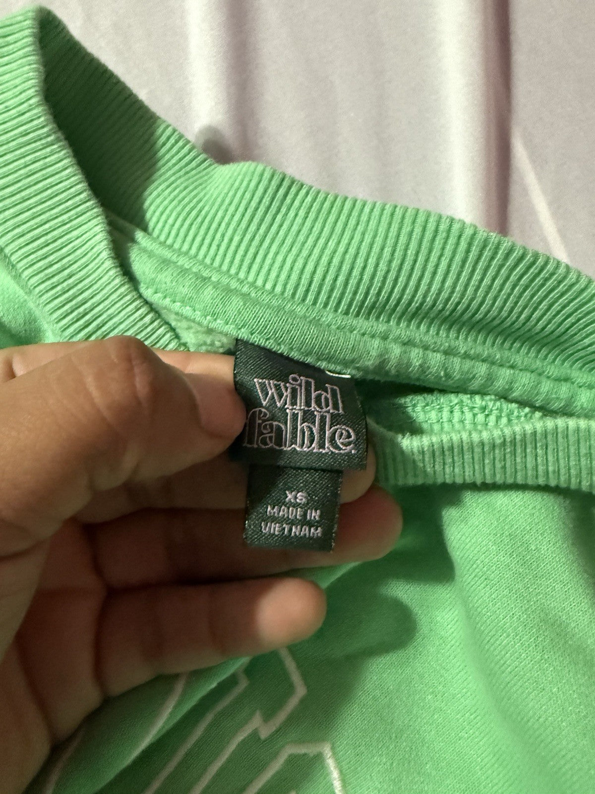 Wild Fable Target Women's Green PARADISE Sweater Size XS new sweatshirt