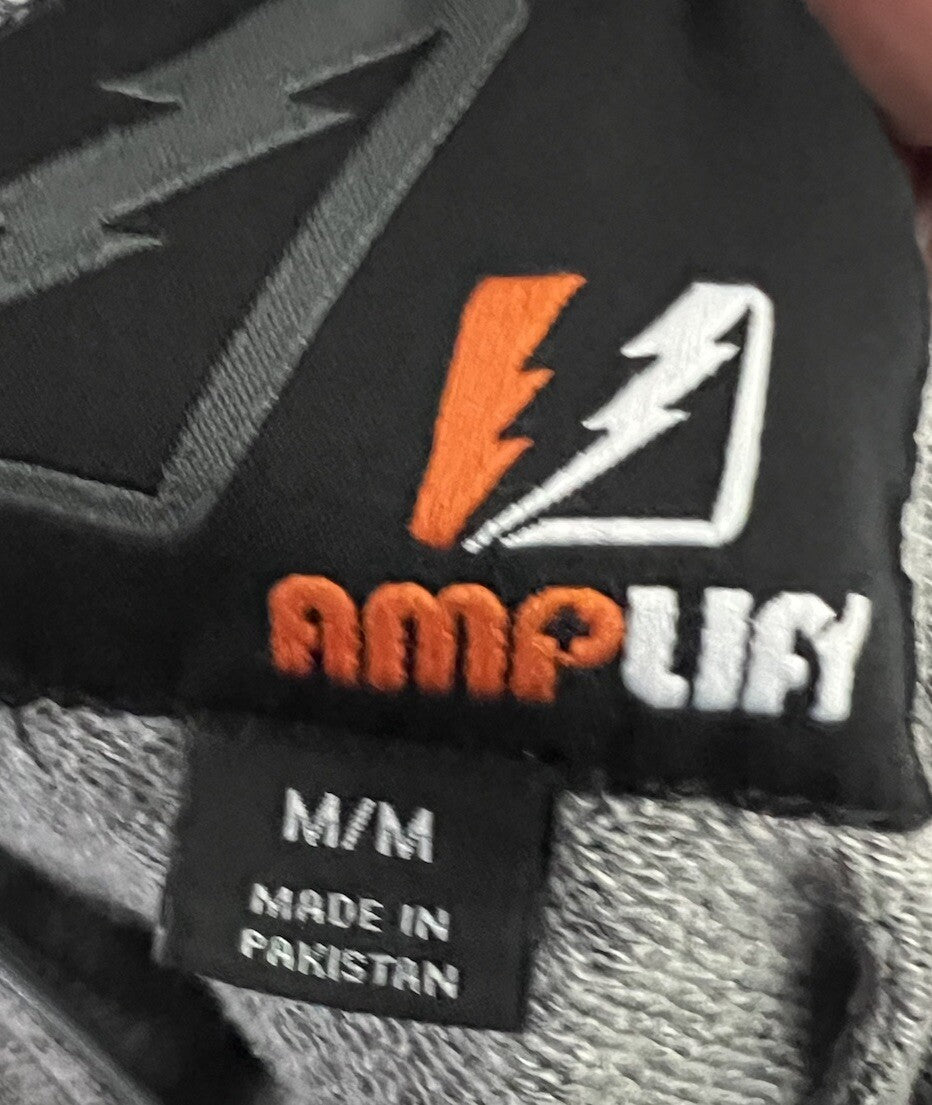 Vintage Amplify Skater zip Up Hoodie, Size Medium