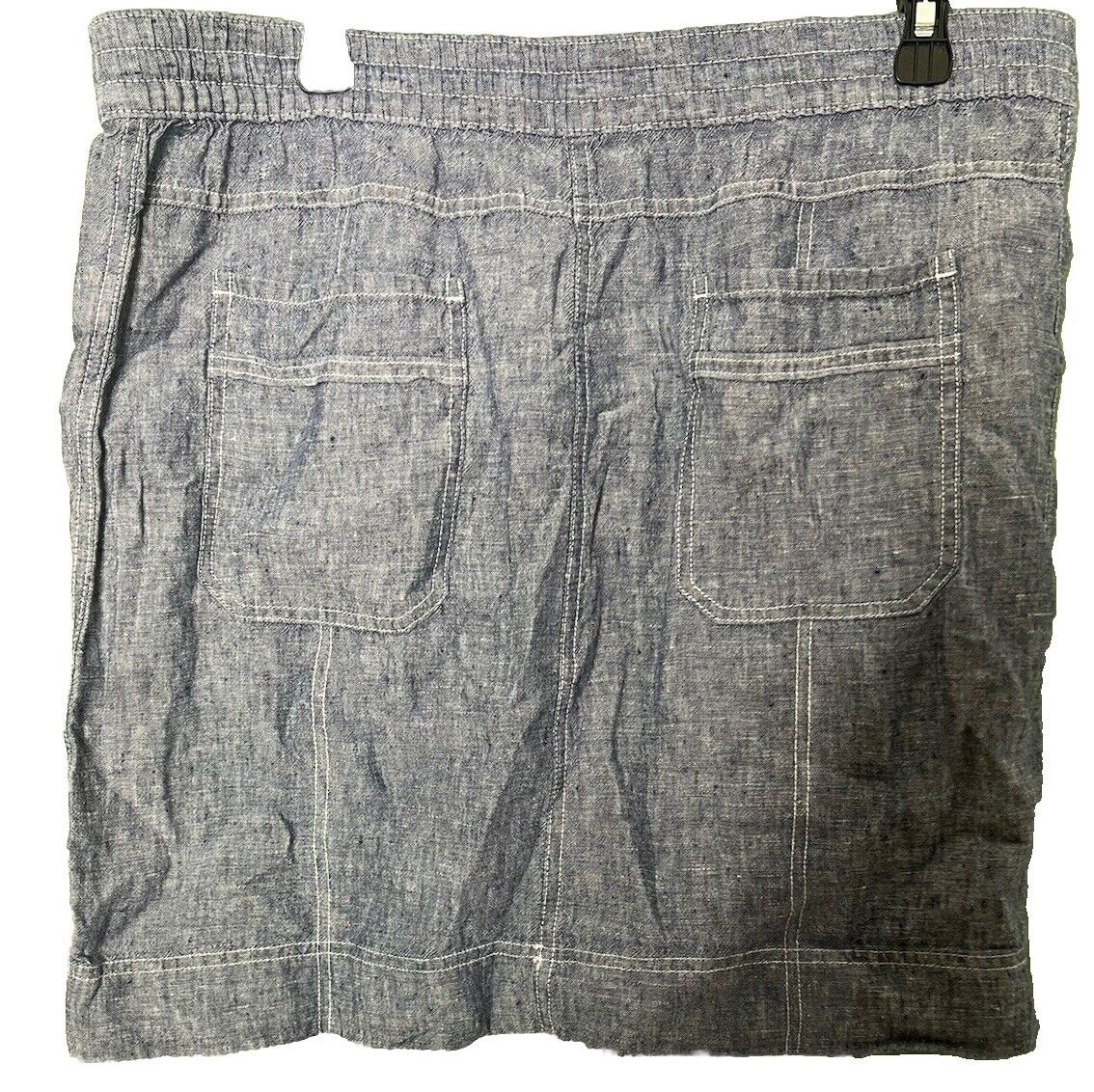 Lord And Taylor Skirt Size Large Drawstring Pockets Straight