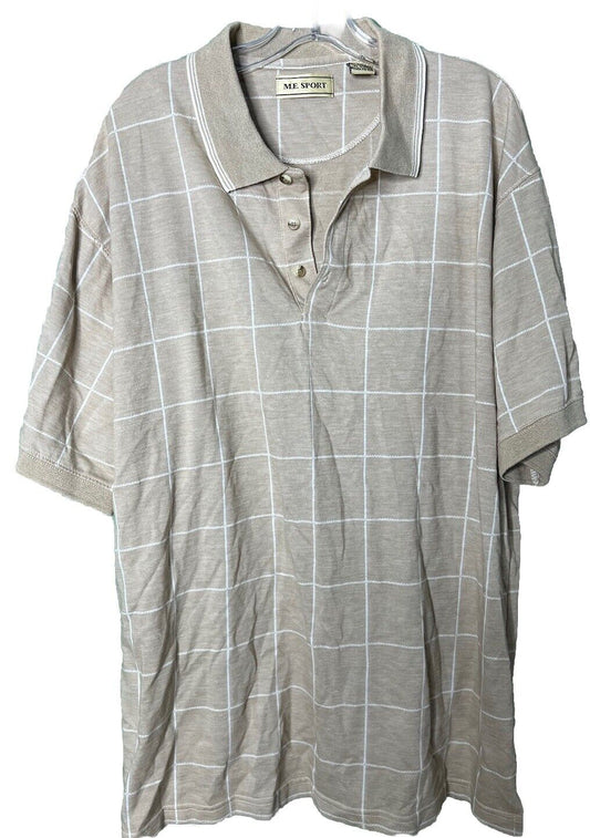 M E Sport 2XL Men's Polo Shirt Short Sleeve