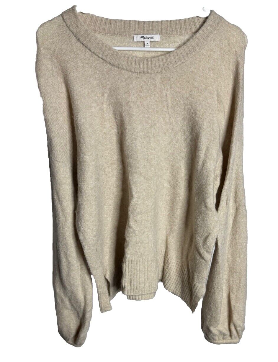 Madewell Pull Over Sweater in Ochre Women Size Medium