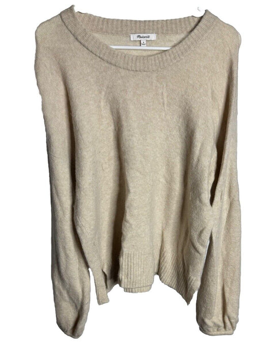 Madewell Pull Over Sweater in Ochre Women Size Medium