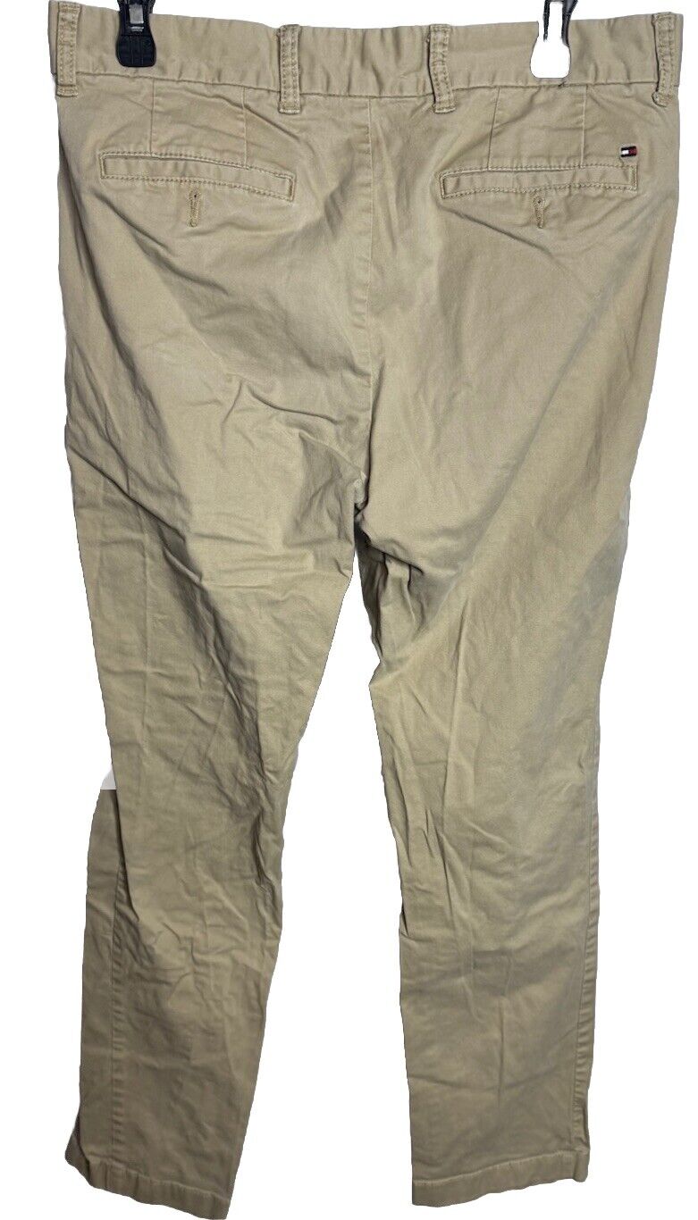 Men’s Tommy Hilfiger Rayon Khaki Pants  32 X 32 Straight Leg