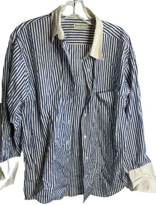 Banana Republic Men's Button Down Long Sleeve Dress Shirt Medium