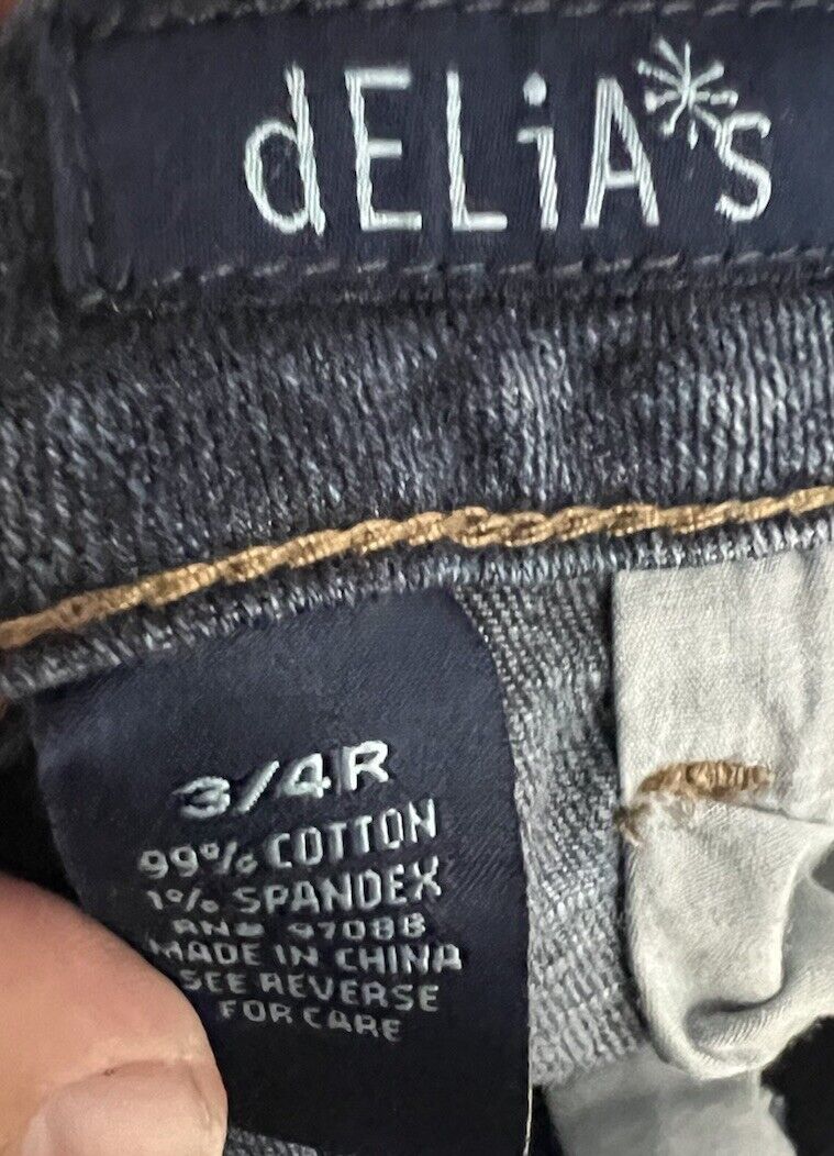 Delias Morgan Straight Leg Women's Jeans Size 3/4R