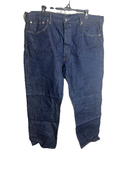 Vintage LEVI'S 501 Men's Straight Dark Blue Denim Jeans Size 42x32