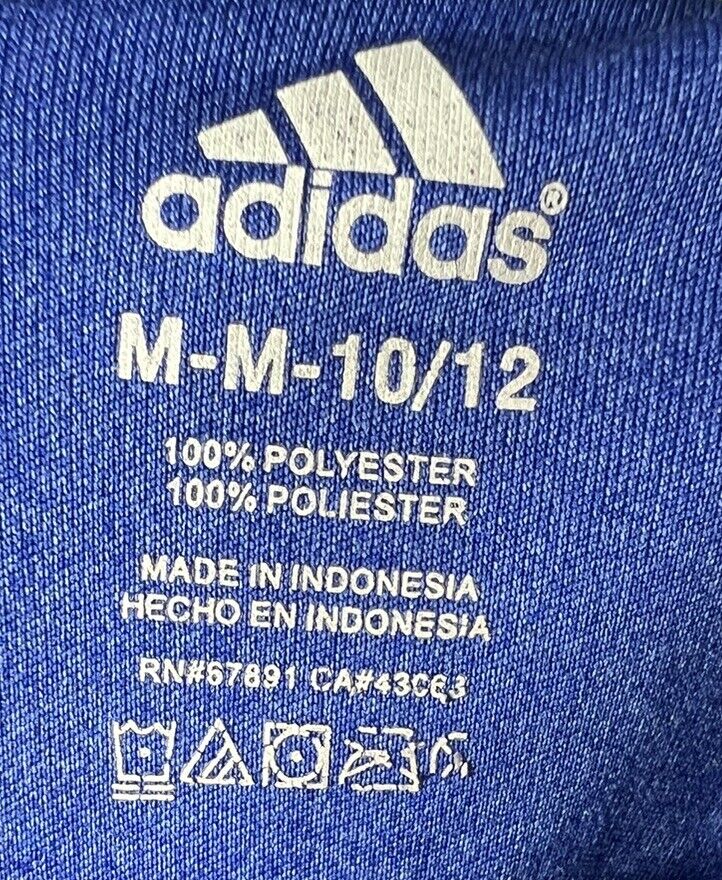 Adidas New York Mets T-Shirt Youth Medium Blue Short Sleeve
