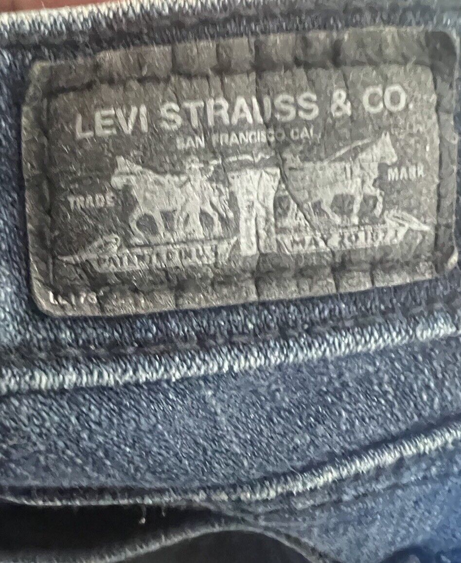 LEVI'S 535 JEANS Womens 3M Legging Denim Blue