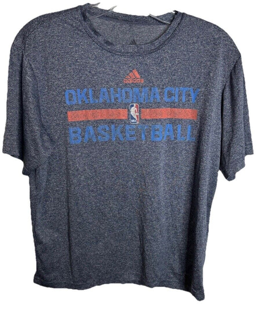 Adidas Oklahoma Basketball Sports Mens T shirt Tee Top T-shirt Small