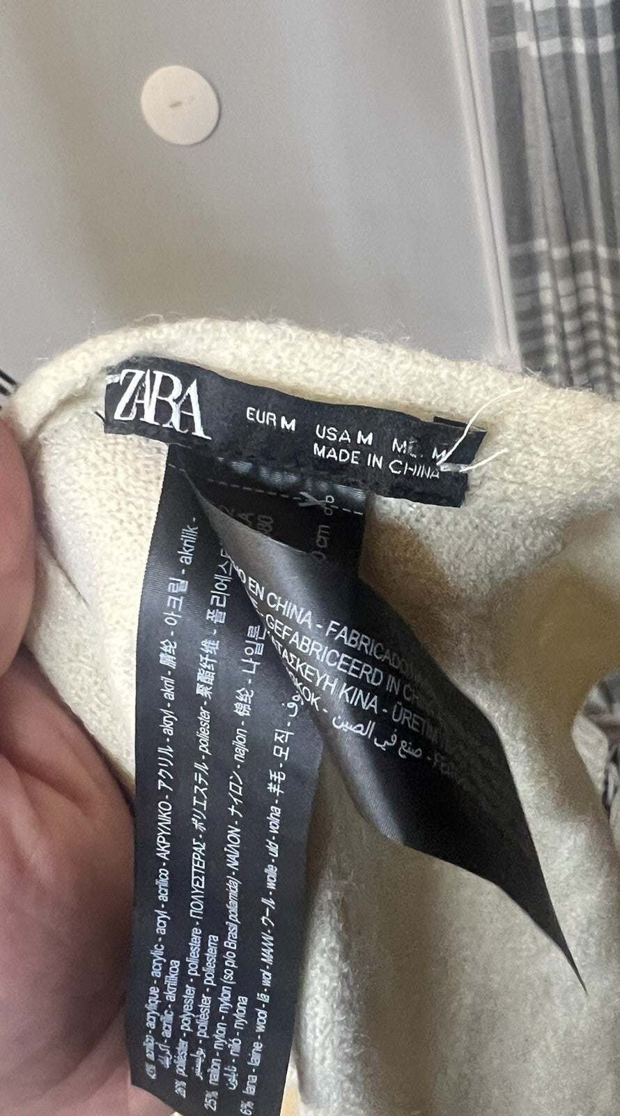 Zara Women White Scarf One Size
