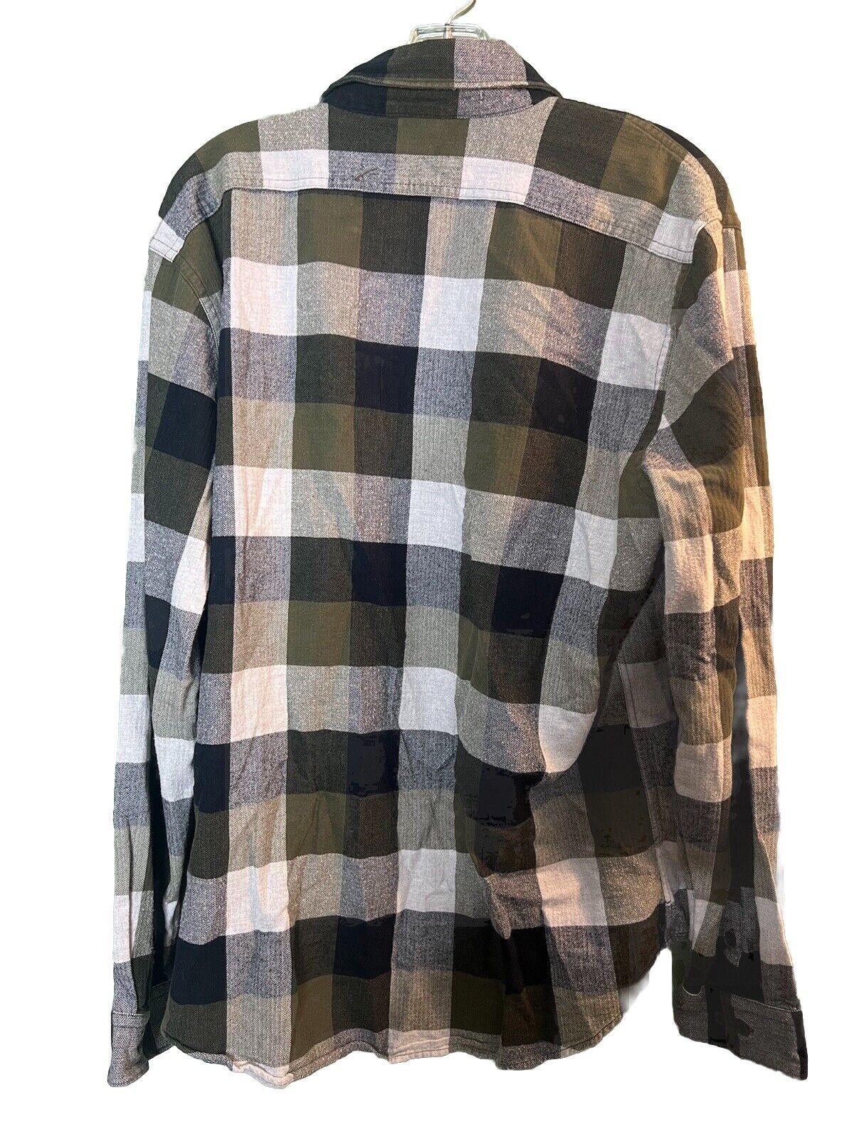 Express Modern Fit Long Sleeve Cotton Button Down -Plaid - Men's Size XL