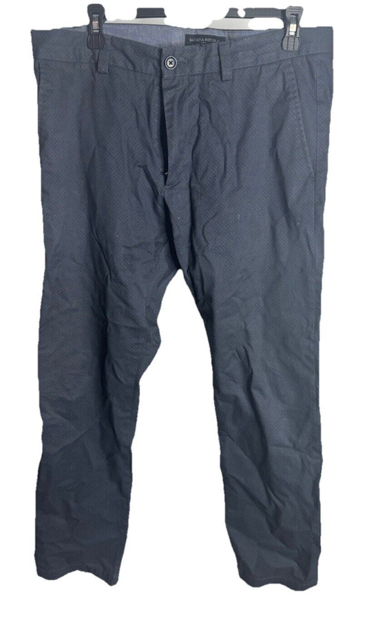 Banana Republic Kentfield Pants Mens 33 x 30 Flat Front Chinos