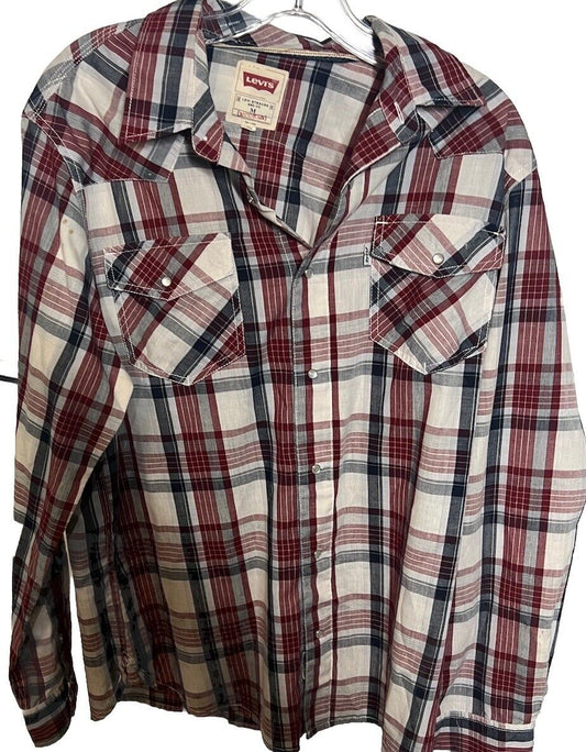 Levis Button up Shirt Mens Size Medium