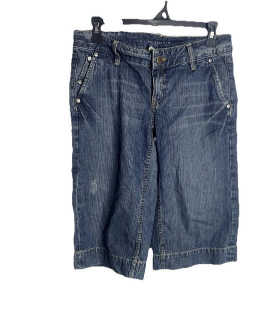 Banana Republic Womens Jeans Sloan Fit Size 2 Low Rise Crop