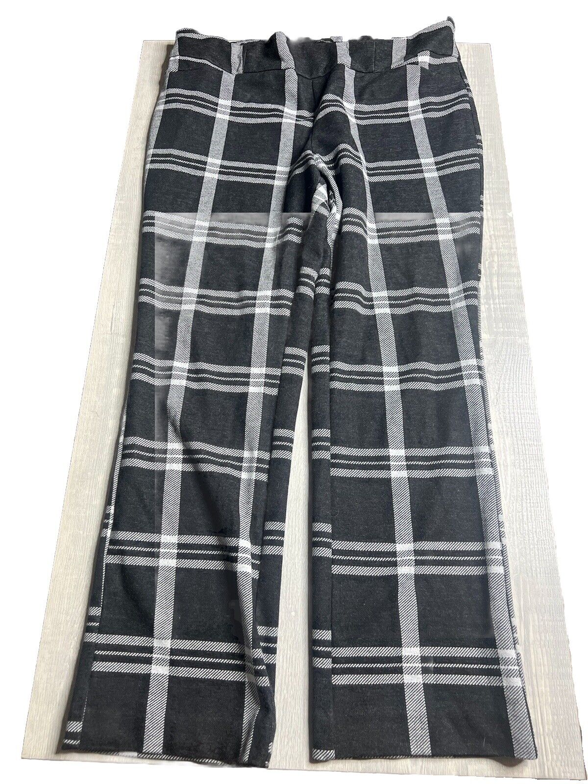 New York Company Womens XL Petite Stretch Women Black White
