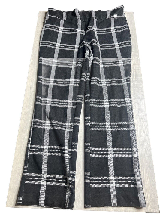 New York Company Womens XL Petite Stretch Women Black White