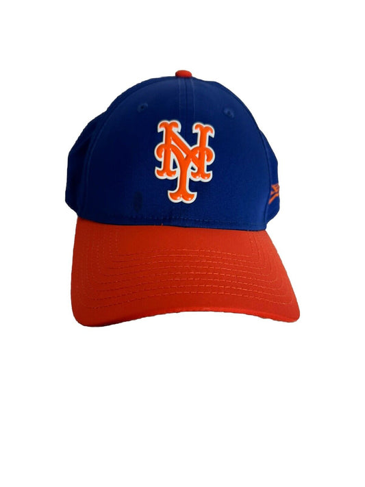 New York Mets Hat Mens Small/Medium New Era Blue Logo Fitted MLB Baseball Cap