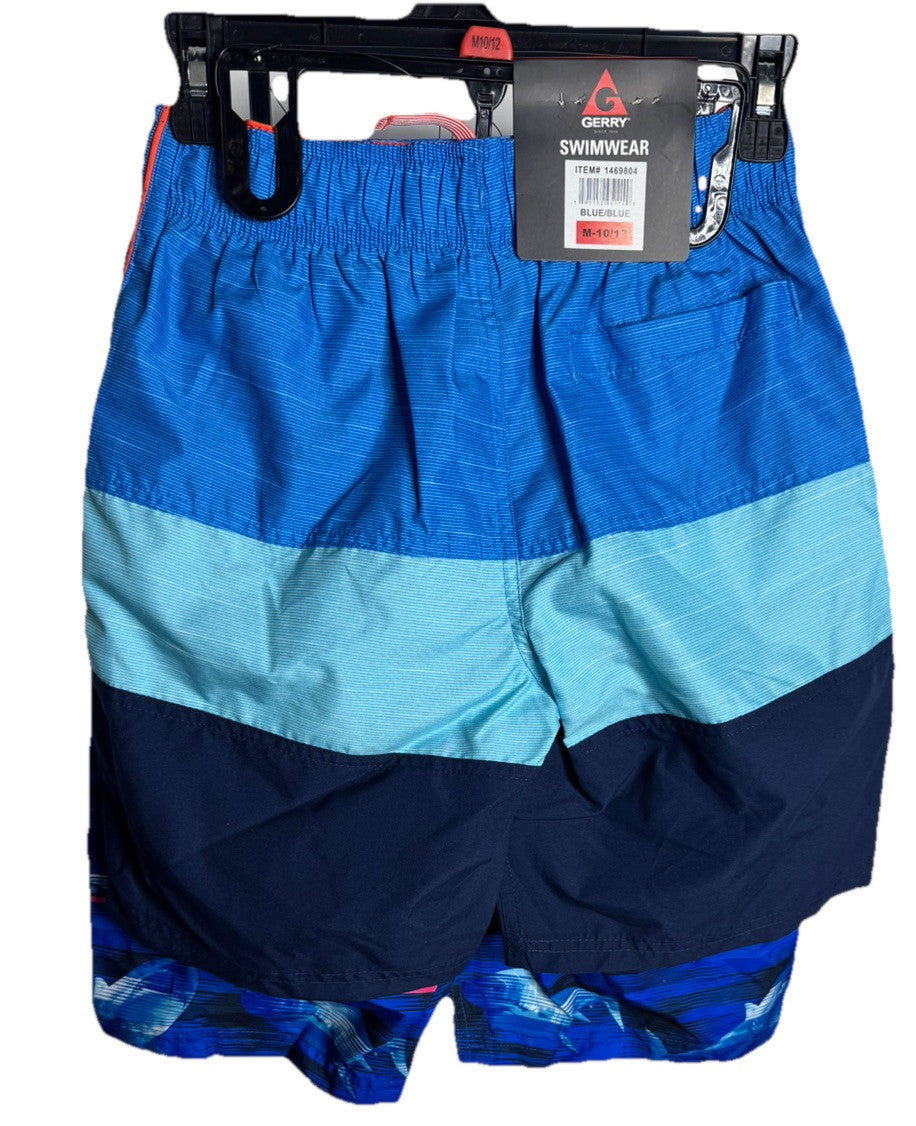 Gerry Youth 2-pack UPF 50+ Swim Short Trunks M 10/12