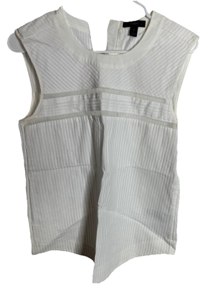 J. Crew Women’s  Front Sleeveless Top Size 0