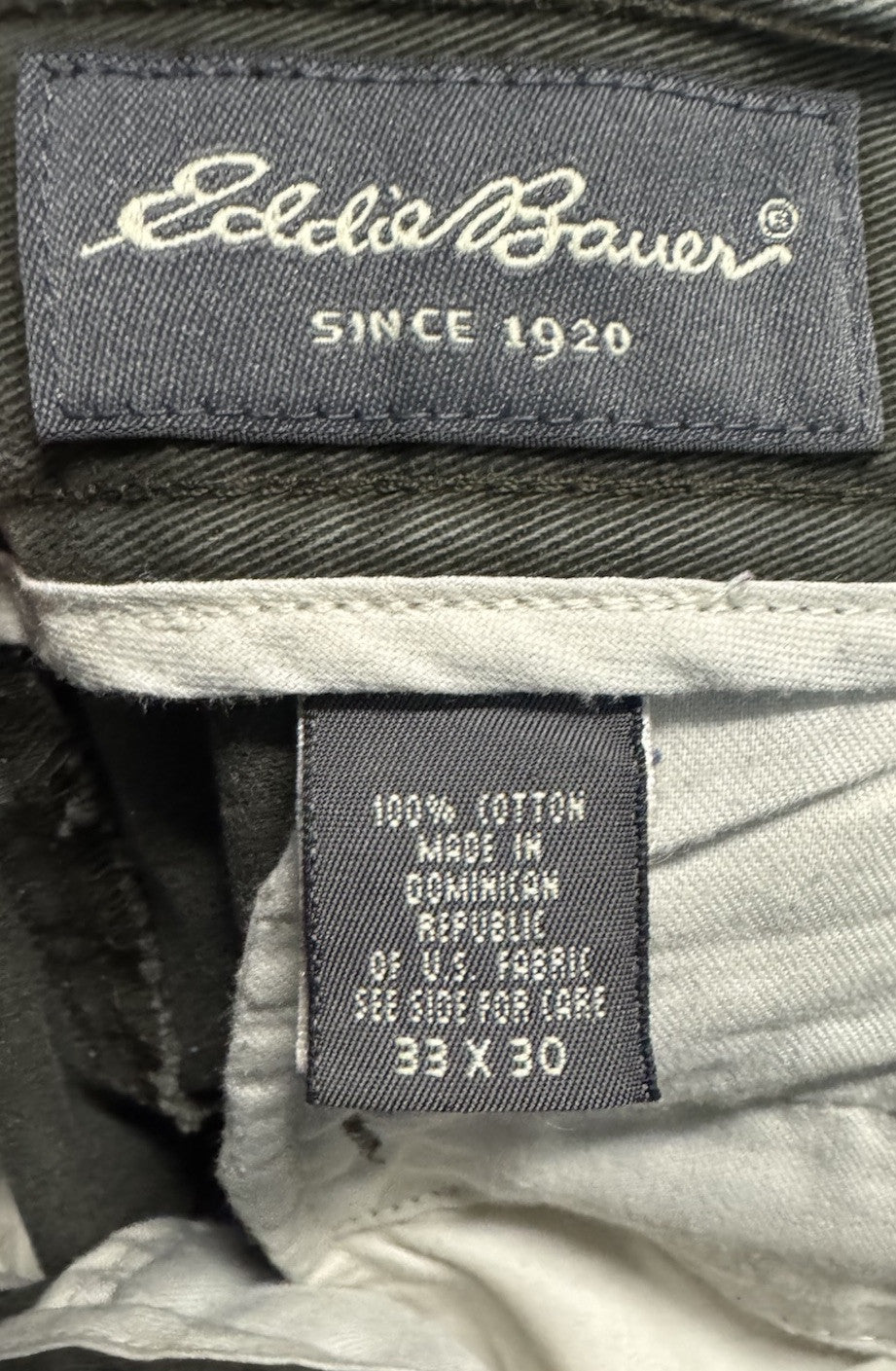 Eddie Bauer Pants Mens 33x30  Straight Leg