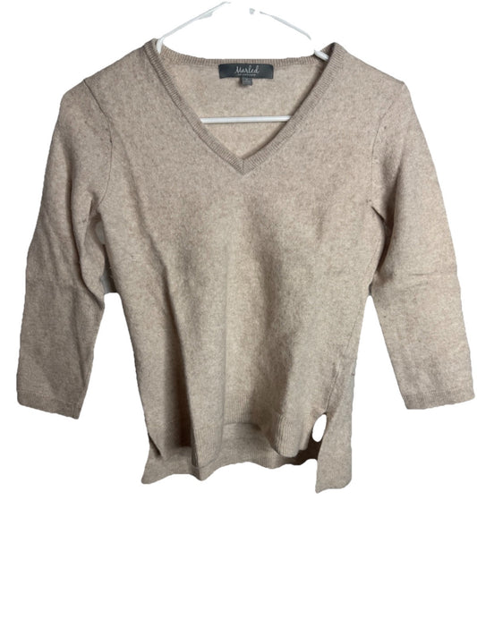 Marled V-Neck Pull Over Sweater Women's Size Small