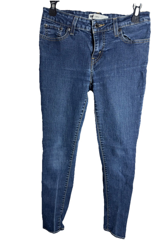 Levi Strauss Women's Jeans (Waist 29 x 32 Inseam) Mid Rise Skinny Straight Leg