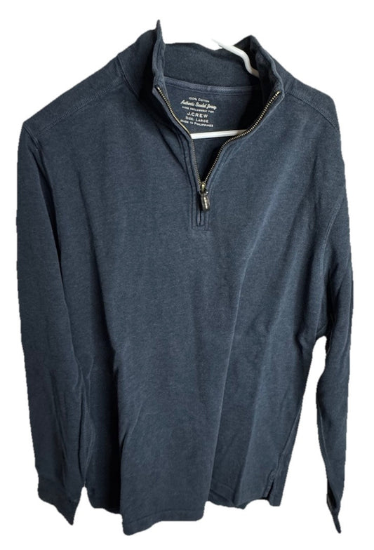 J Crew 1/4 Zip Lightweight Sweater Men Large Long Sleeve