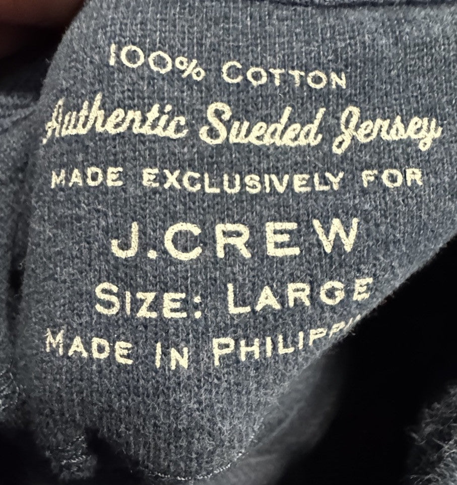 J Crew 1/4 Zip Lightweight Sweater Men Large Long Sleeve